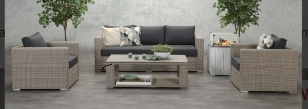 3-seater-Sofas With single-seater-table